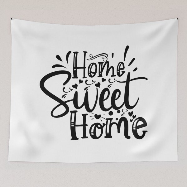 Item preview, Home Sweet Home - Handwritten Script Design designed and sold by TeesHearts100.