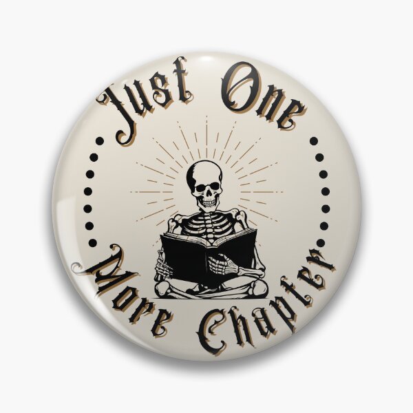 Item preview, Just One More Chapter designed and sold by Bookish Delights.