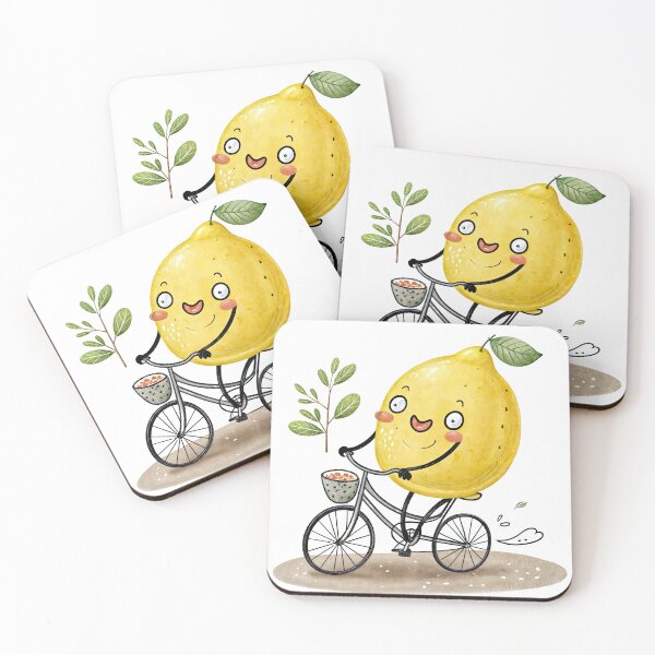 Item preview, T-Shirt Design Trending: LEMON ON A BICYCLE designed and sold by ForeverPrintsOK.