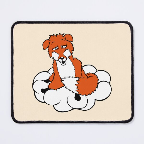 Item preview, Fox on a Cloud Tired Confused Dazed Crazy Fun Look designed and sold by shirt-o-mat.