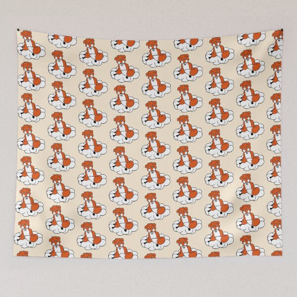 Item preview, Fox on a Cloud Tired Confused Dazed Crazy Fun Look designed and sold by shirt-o-mat.