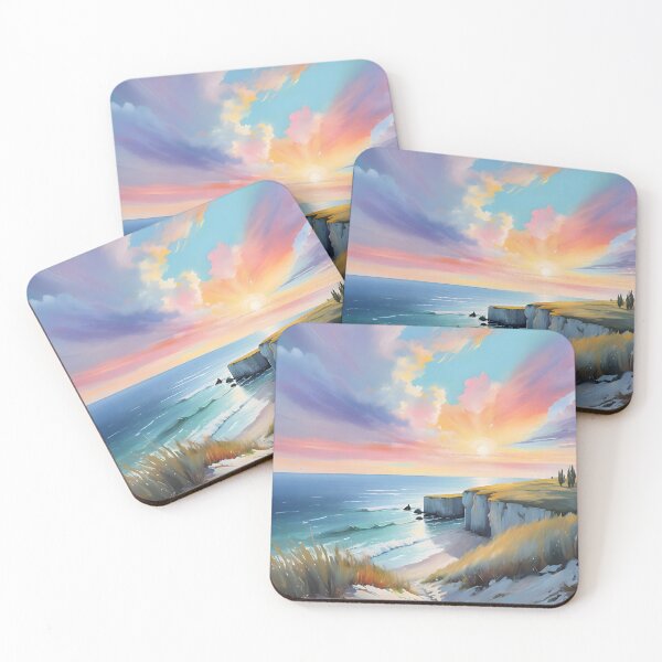 Item preview, Scenic Seaside Sunset 2 designed and sold by AbstractIdeas.