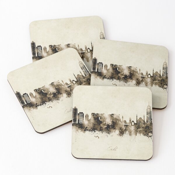 Item preview, Erbil Kurdistan Iraq Skyline designed and sold by ArtPrints.