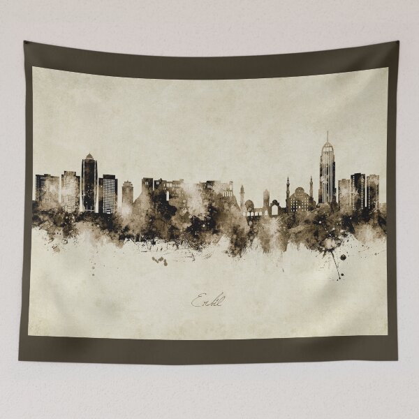 Item preview, Erbil Kurdistan Iraq Skyline designed and sold by ArtPrints.