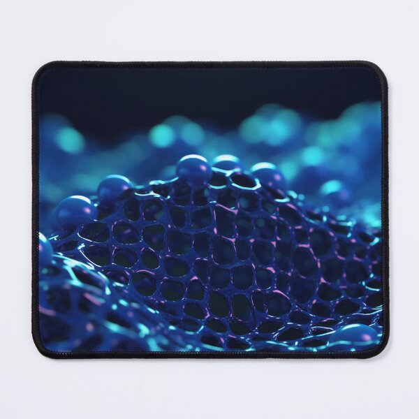 Item preview, Blue background with a set of dots, an abstract image. In the style of infinity nets designed and sold by anytka.
