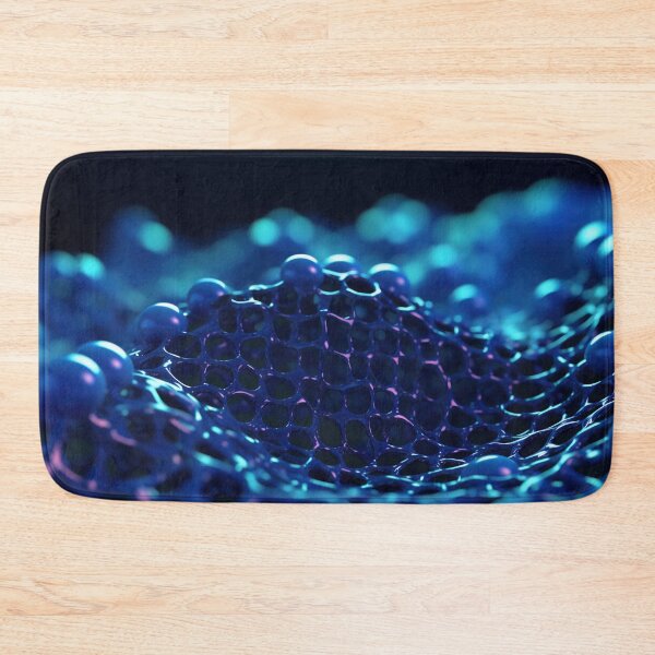 Item preview, Blue background with a set of dots, an abstract image. In the style of infinity nets designed and sold by anytka.