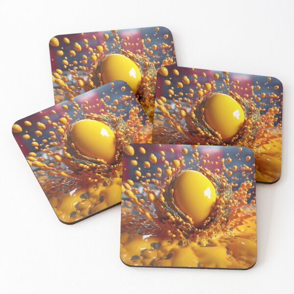 Item preview, A close-up of a ball with orange liquid splashing designed and sold by anytka.
