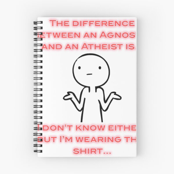 Artikelvorschau, Der Unterschied zwischen einem Agnostiker und einem Atheisten ist ... entworfen und verkauft von Unique D-zine.