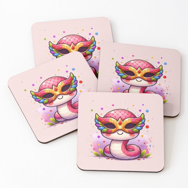 Item preview, Pink Anime Snake - 2025 Lunar New Year Mystery designed and sold by aylastyle.