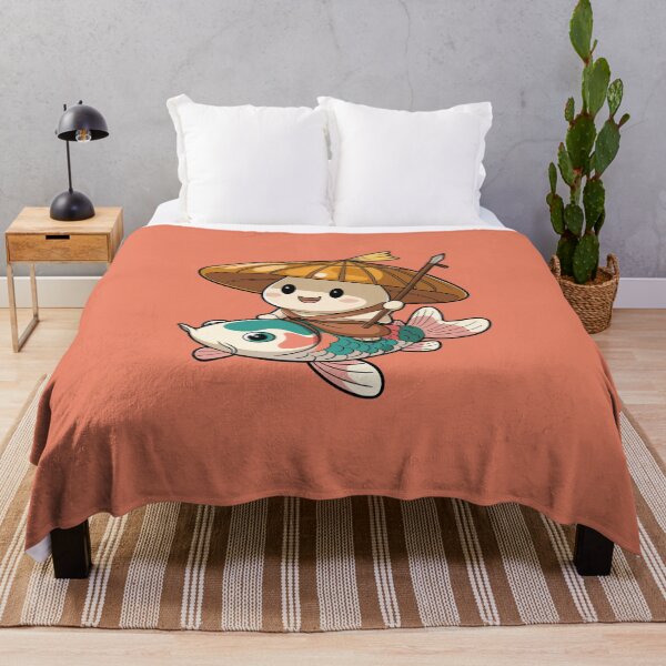 Item preview, Mushroom Riding a Tiny Koi Fish designed and sold by SignumShop.