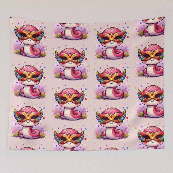 Item preview, Pink Anime Snake - 2025 Lunar New Year Mystery designed and sold by aylastyle.