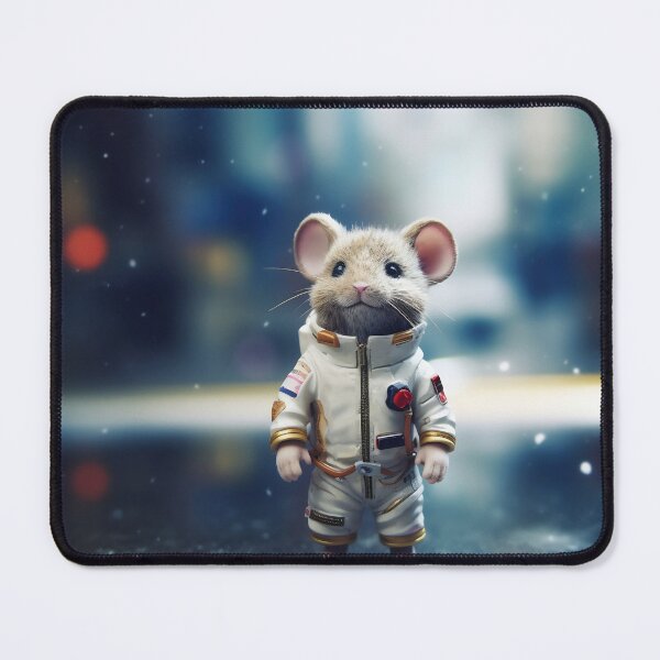 Item preview, Mouse astronaut in a space suit. Mouse with black eyes, nice, sweet animal, small nose. Colorful. Photo realistic, concept art, cinematic light designed and sold by anytka.