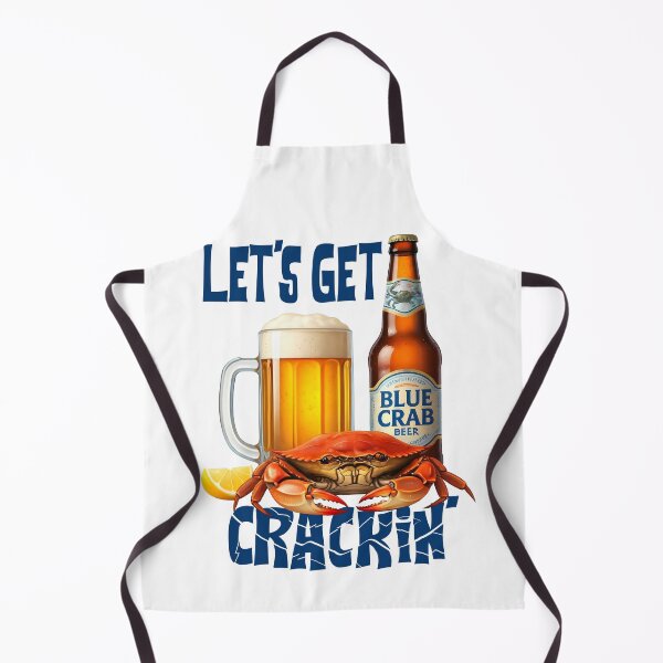 Item preview, Let's Get Crackin' Crab and Beer designed and sold by Frog Level Treasures.