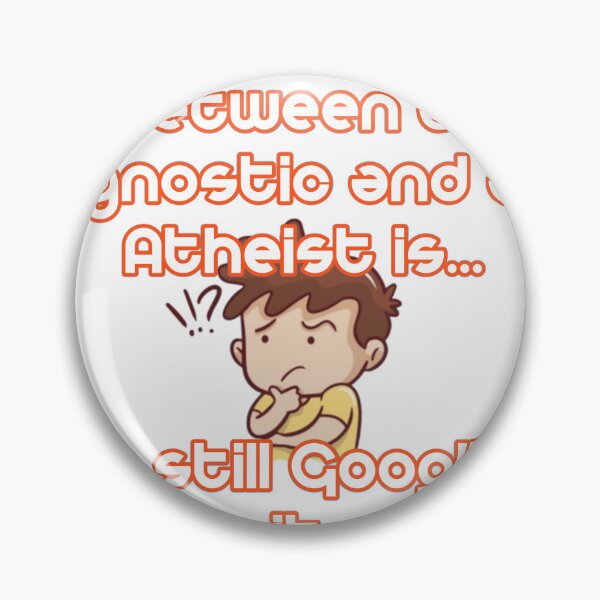 Item preview, The difference between an Agnostic and an Atheist is.....  designed and sold by Unique D-zine.