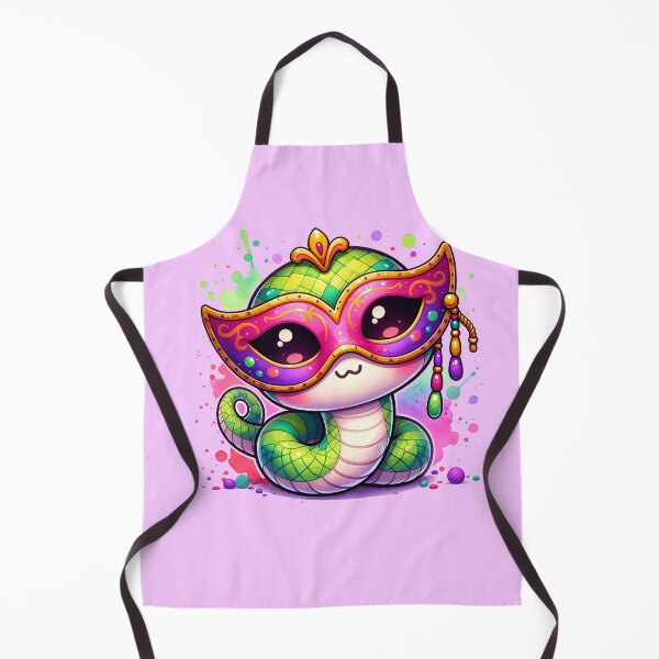 Item preview, Green Kawaii Snake Masquerade - 2025 Lunar New Year Mystery designed and sold by aylastyle.