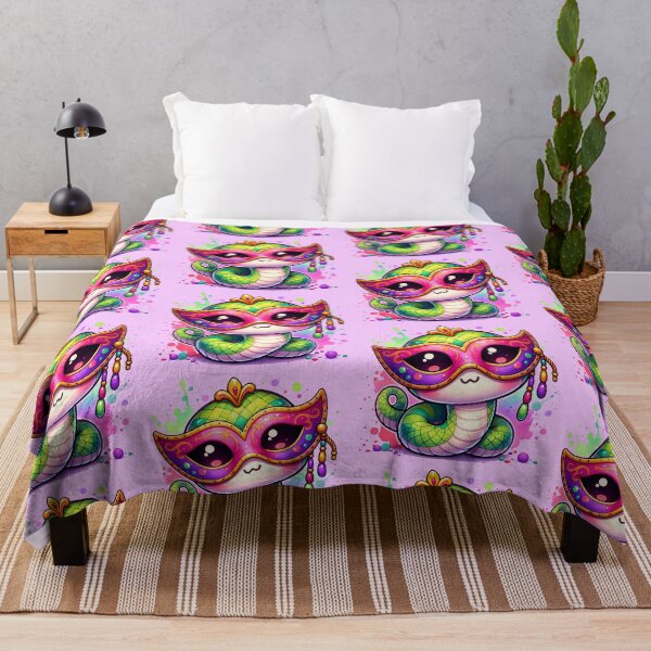 Item preview, Green Kawaii Snake Masquerade - 2025 Lunar New Year Mystery designed and sold by aylastyle.