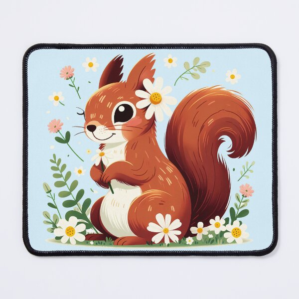 Item preview, Flowery and cheerful squirrel designed and sold by LV-creator.