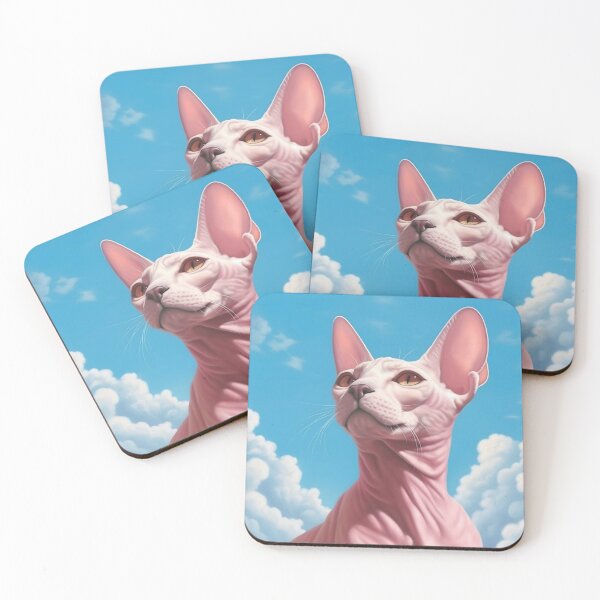 Item preview, Majestic Sphynx Cat Under Cerulean Skies designed and sold by anytka.
