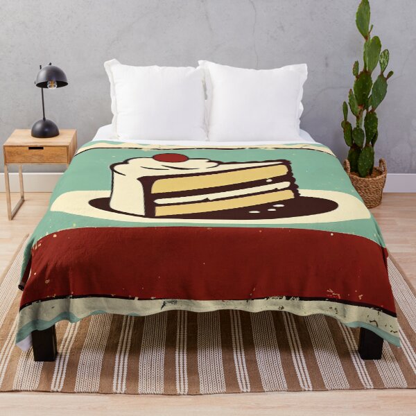 Item preview, Cake logo, kitschy vintage retro simple style, with copy space designed and sold by anytka.