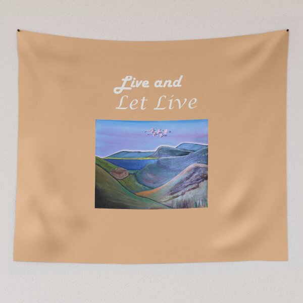 Item preview, Live and Let Live Flamingo song designed and sold by annenambiro.