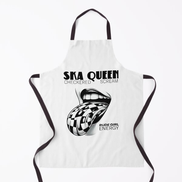 Item preview, Ska Queen Checkered Scream Rude Girl Energy designed and sold by MerchByCraig.