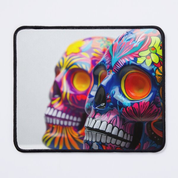 Item preview, Vibrant Floral Sugar Skulls Display designed and sold by Twisted Kids.