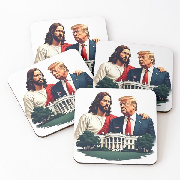 Item preview, Jesus Guiding Trump designed and sold by 47UltimateStore.