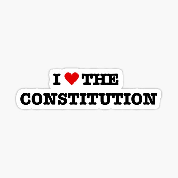 Item preview, I LOVE THE CONSTITUTION designed and sold by dsetiel.