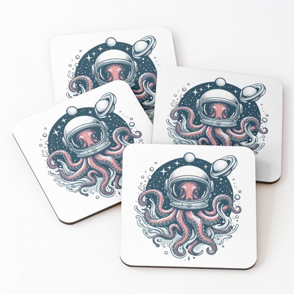 Item preview, Cosmic Octopus Astronaut designed and sold by gkhanco.