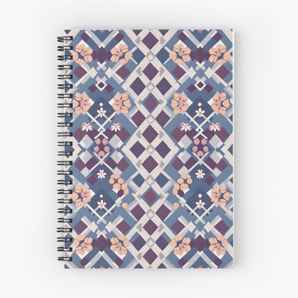 Item preview, Fancy Geometric Floral Pattern - Duvet, Canvas & Shower Curtains designed and sold by CelestialAllure.