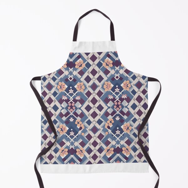 Item preview, Fancy Geometric Floral Pattern - Duvet, Canvas & Shower Curtains designed and sold by CelestialAllure.
