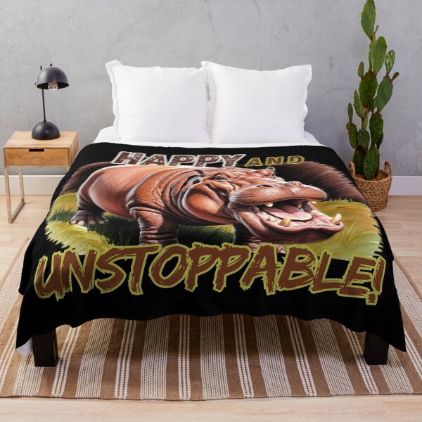 Aperçu de l'œuvre Hippopotame créée et vendue par Design_Your_Day.