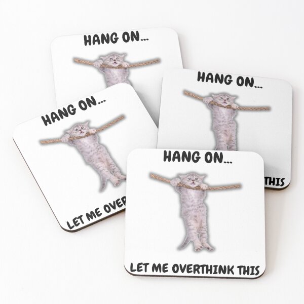 Item preview, Hang on... Let me overthink this, Classic Sticker sticker sticker designed and sold by stylishnow.