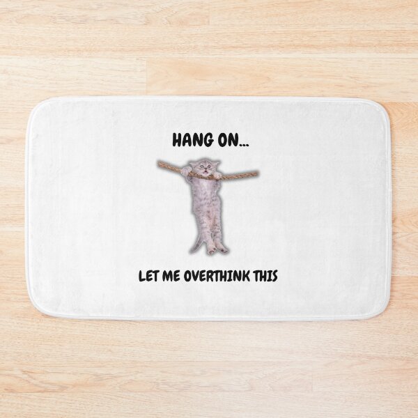 Item preview, Hang on... Let me overthink this, Classic Sticker sticker sticker designed and sold by stylishnow.