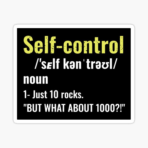 Item preview, Funny Rock Collector | Funny Self Control designed and sold by Ali sk54.