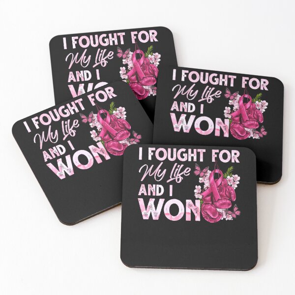 Item preview, I Fought For My Live And I Won Breast Cancer Awareness designed and sold by Dressed For  Duty.