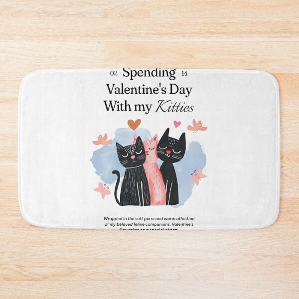 Item preview, Spending Valentine's Day With my Kitties  designed and sold by VelosityPrints.