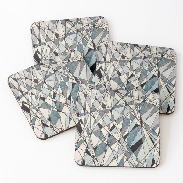 Item preview, Abstract geometric cold landscape designed and sold by Maria Santos Prieto.