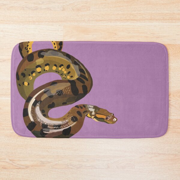 Item preview, G is for Green Anaconda,Green Anaconda Illustration – Exotic Snake Art for Reptile and Wildlife Lovers designed and sold by PrettylittlepastelUk.