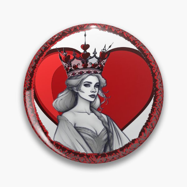 Item preview, Queen of Hearts Valentine (Hers) designed and sold by GreyMoonForest.