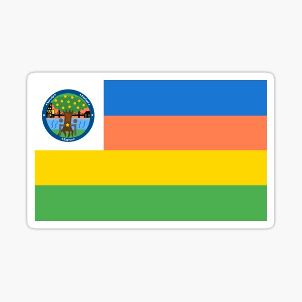 Simcity Centro - Bandera Pegatina