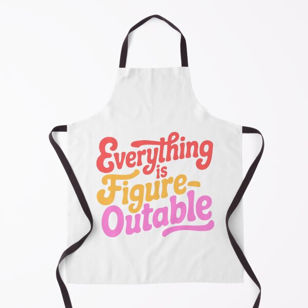 Item preview, Everything Is Figureoutable! Orange Inspirational designed and sold by PMCreative.