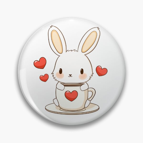 Item preview, Cute Rabbit with Tiny Cup designed and sold by Anicue.