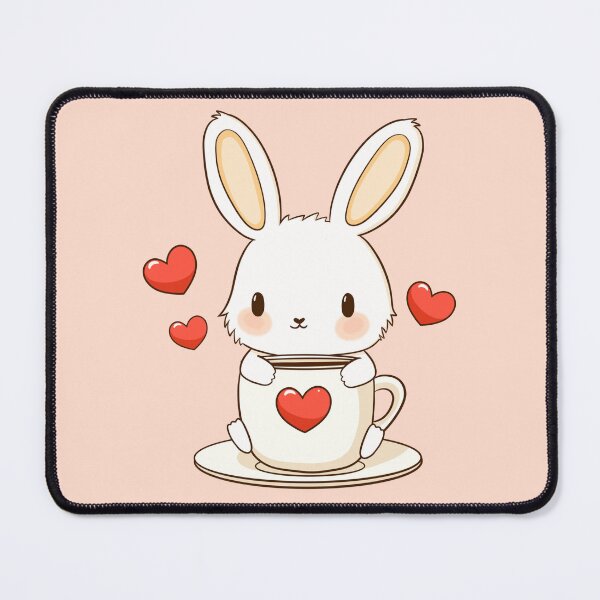Item preview, Cute Rabbit with Tiny Cup designed and sold by Anicue.