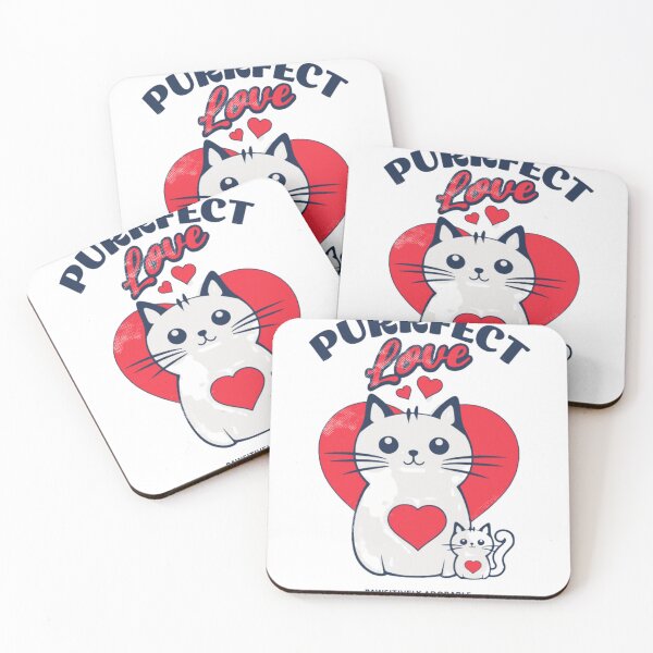 Item preview, Purrfect Love Cat designed and sold by VelosityPrints.