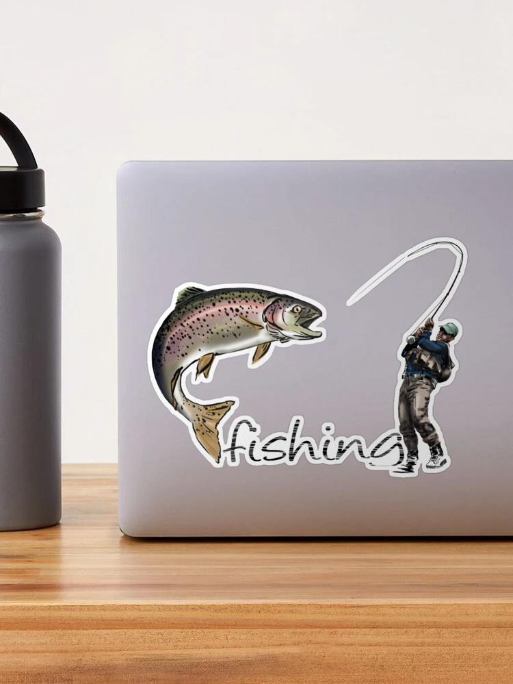 Funny Fishing Couple Decal Sticker – Decalfly