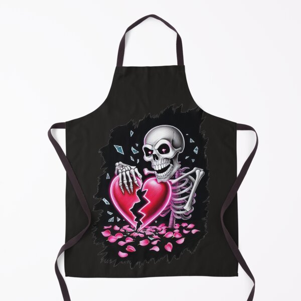 Item preview, funny valentines day Skeleton with Broken pink hearts,valentine Skeleton,Gothic Valentine designed and sold by Expressions-Sel.