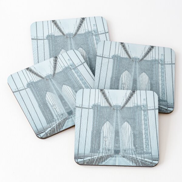 Item preview, Brooklyn Bridge in a Snow Storm designed and sold by LeandroNazar.