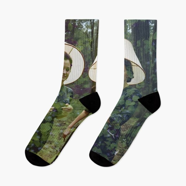 Item preview, Lampshade Women in a Forest Double Exposure designed and sold by Angelandspot.