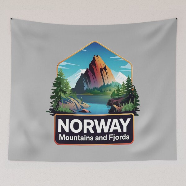 Item preview, Norway fjords - Norway - Norway mountains designed and sold by JansenGS.